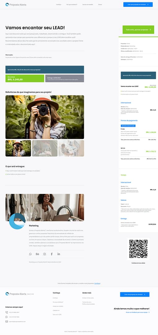 Mockup Proposta Aberta - Modelo